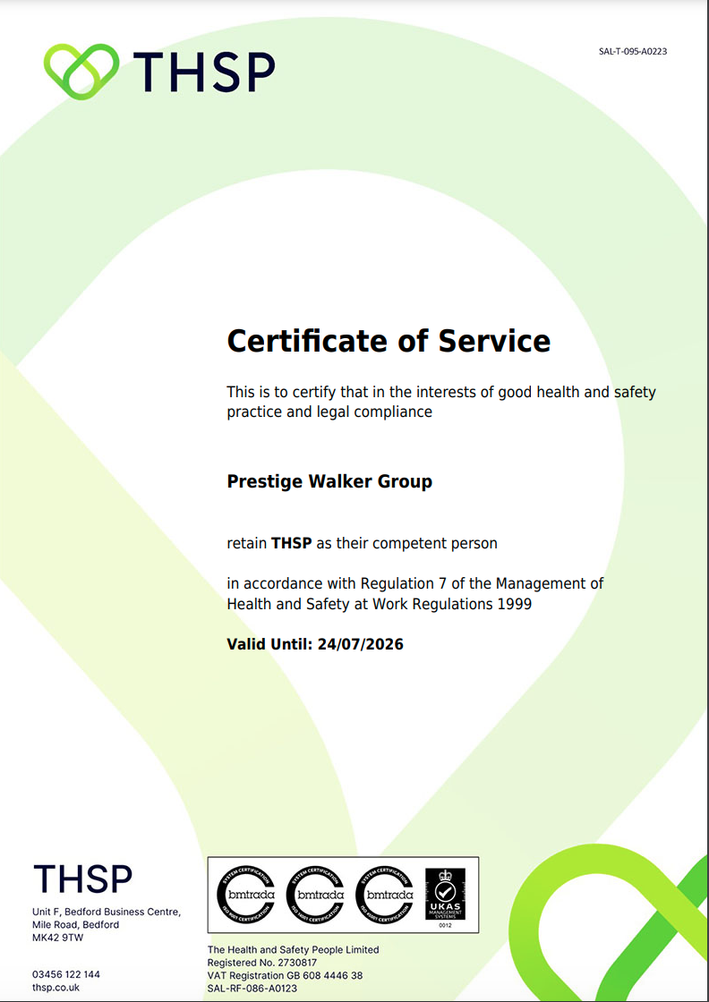 THSP Certificate